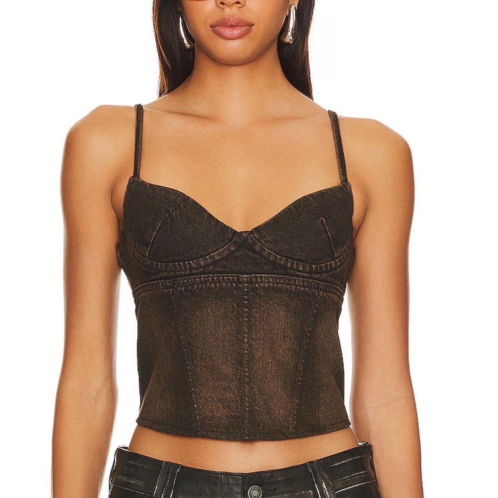 Miaou Kiko Corset in Ochre Size M